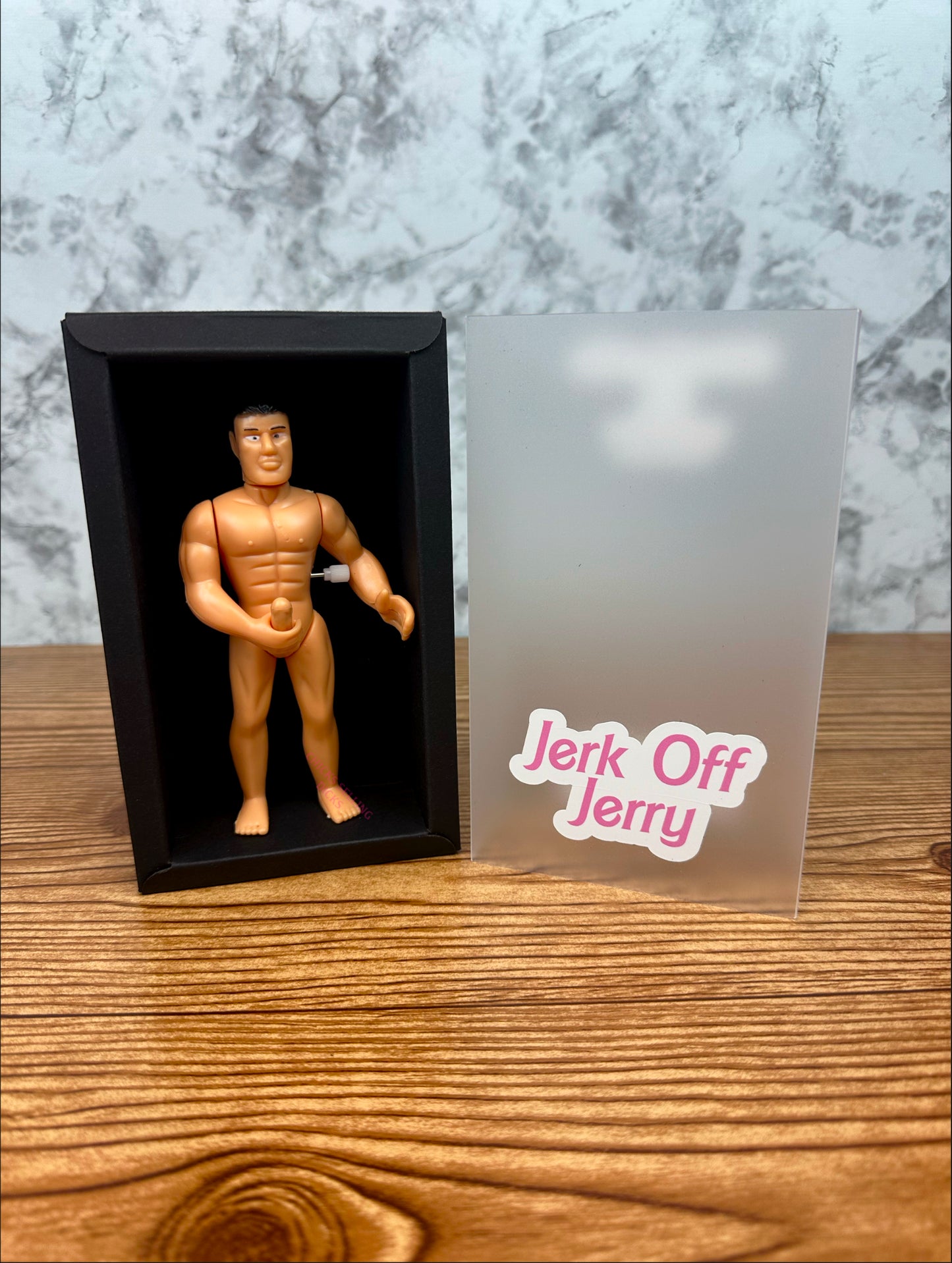 Jerk Off Jerry - Funny Novelty Toy - Gag Gift - Perfect Gift for Humor - Bachelor Party Favor - Bachelorette Party Favor