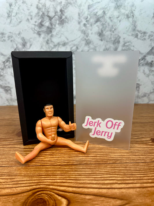 Jerk Off Jerry - Funny Novelty Toy - Gag Gift - Perfect Gift for Humor - Bachelor Party Favor - Bachelorette Party Favor