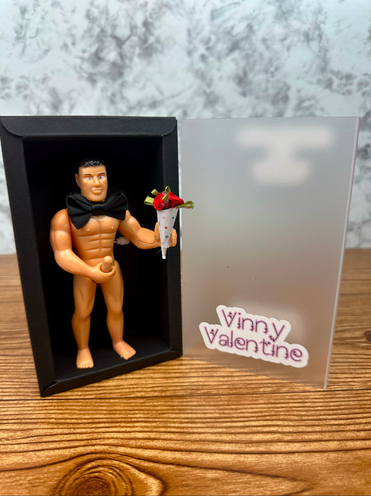 Vinny Valentine - Funny Novelty Toy - Gag Gift - Perfect Gift for Humor - Bachelor Party Favor - Bachelorette Party Favor