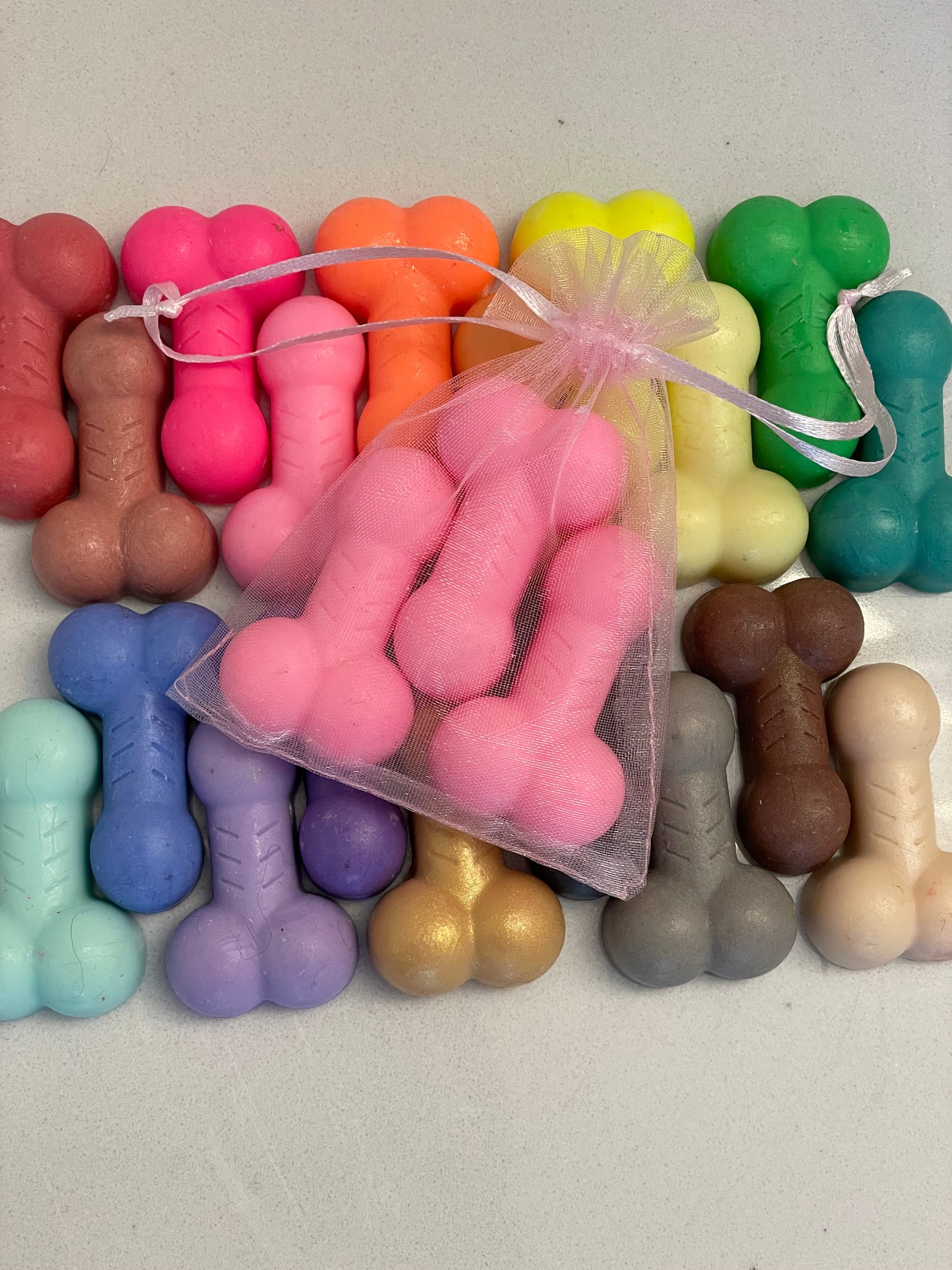 3 Pack of Mini Penis Soaps! Perfect for Bachelorette Party - Gag Gift - Dick Gift - Dick Soap - Fun Bachelor Party Favor - Bachelorette Party Favor