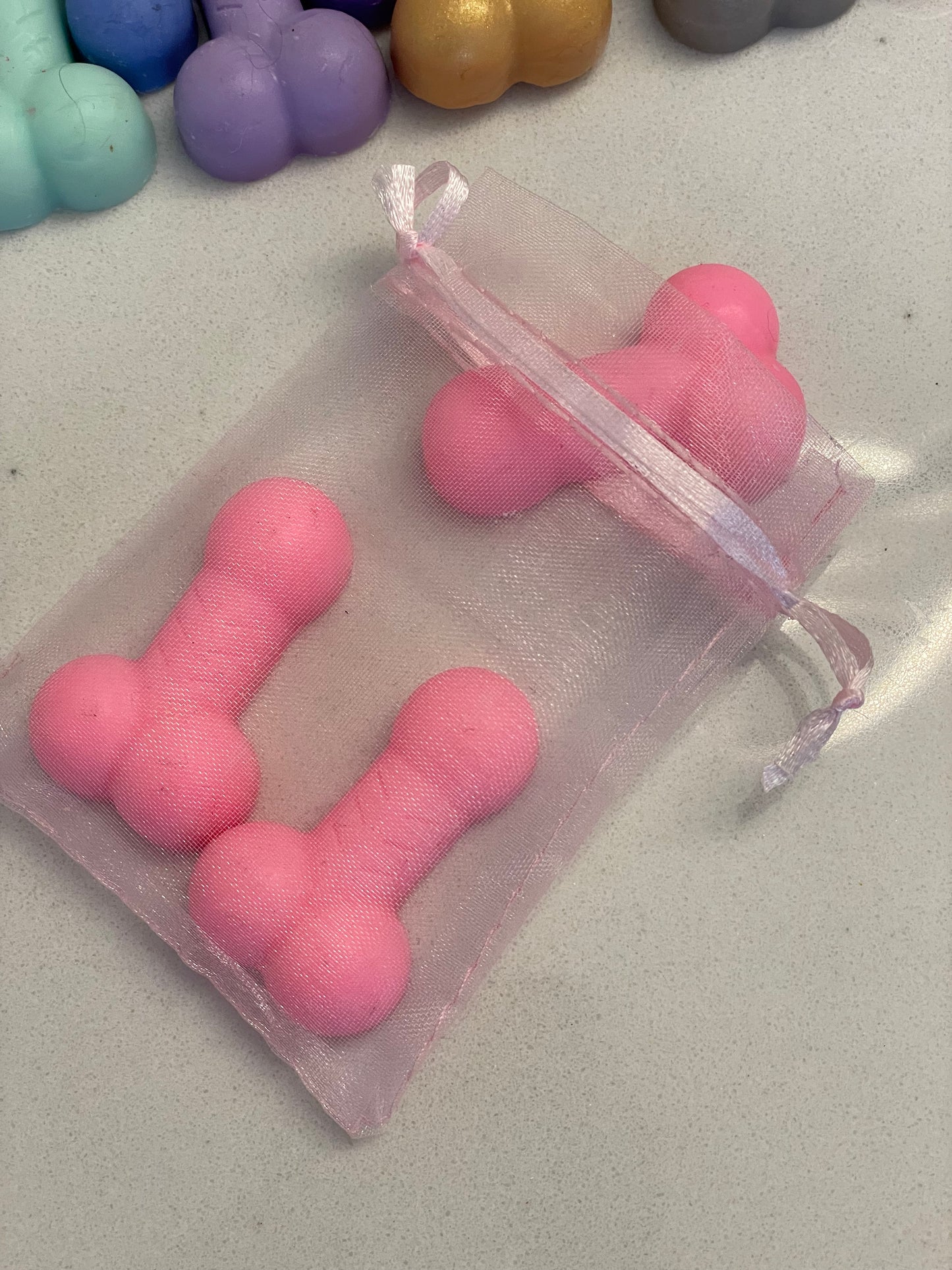 3 Pack of Mini Penis Soaps! Perfect for Bachelorette Party - Gag Gift - Dick Gift - Dick Soap - Fun Bachelor Party Favor - Bachelorette Party Favor